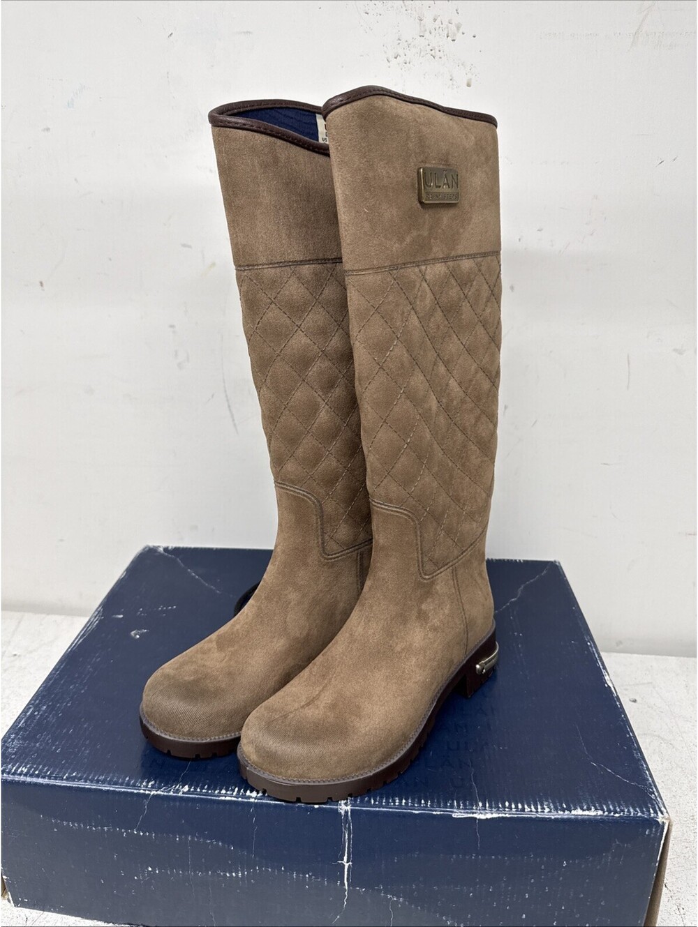 ULÄN Women’s Size 6 Brown Calf Winter Boots Comfort Casual Pull-On